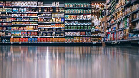 Lebensmittel Lebensmittel im Supermarkt
