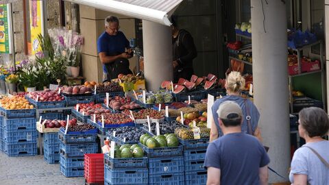 Gemüseverkauf Gemüsemarkt